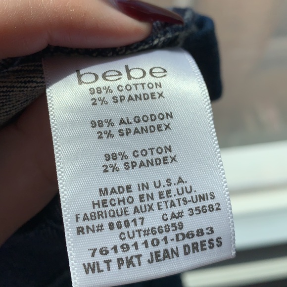 Bebe Jean Dress - Picture 5 of 9